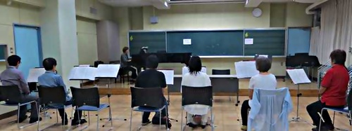 アイキャッチ: 八潮合唱団　第３４回練習を行いました。