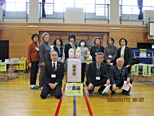 アイキャッチ: R.5.01.17 中延小学校で出前模擬選挙