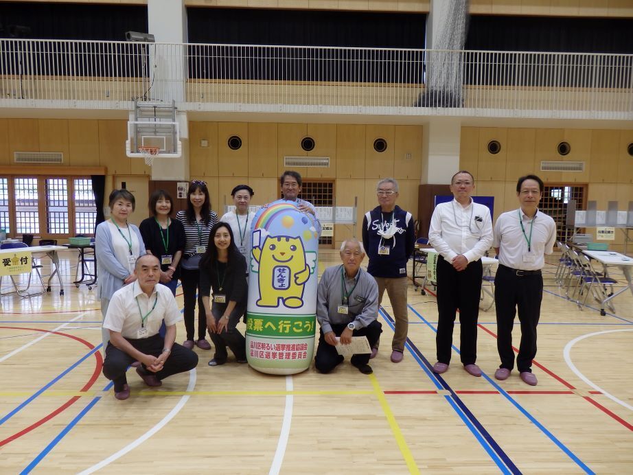 画像 R8.6.26 御殿山小学校で出前模擬選挙