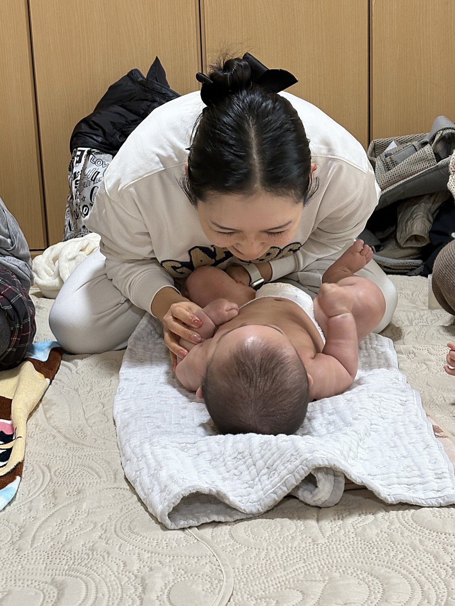 ママと赤ちゃんがほっこり笑顔になれる🌼ベビーマッサージ教室