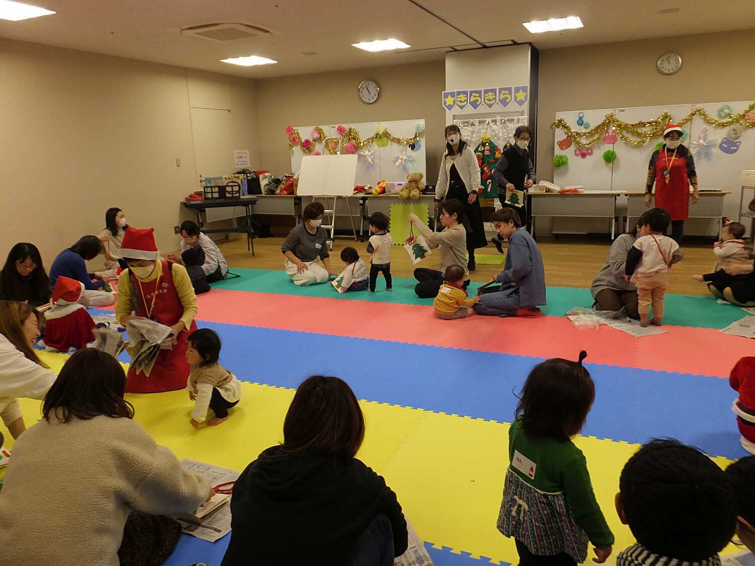 子育てひろば「きらきら」のクリスマス♪
