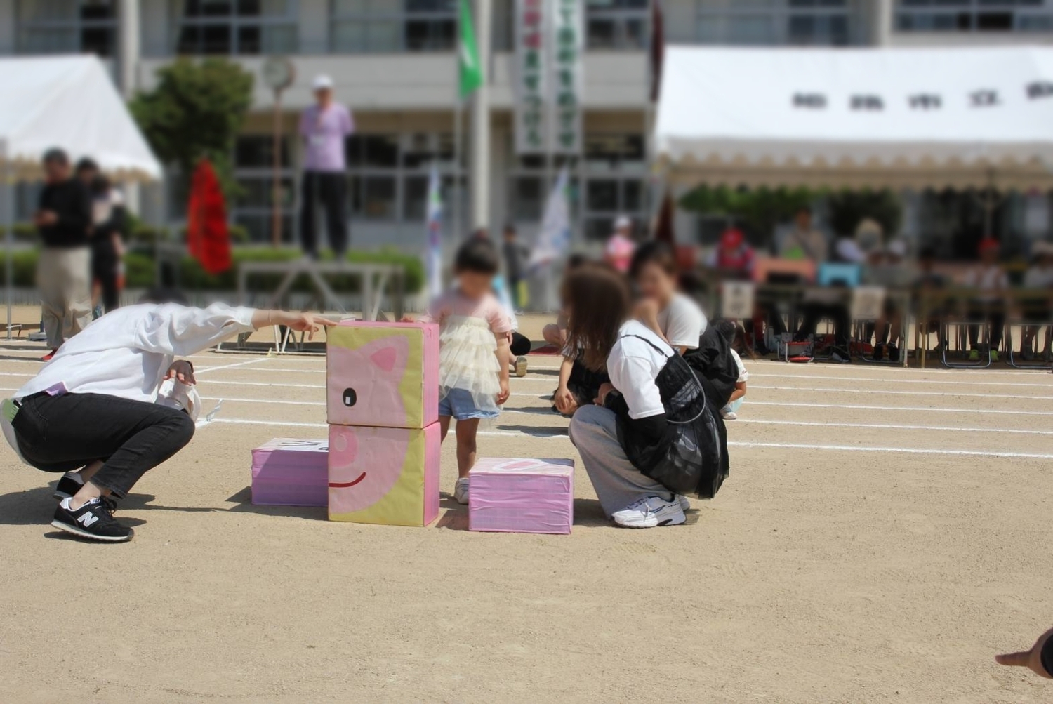 小規模特認校莇野小学校の体験もできる運動会(一緒にやってみよう！)