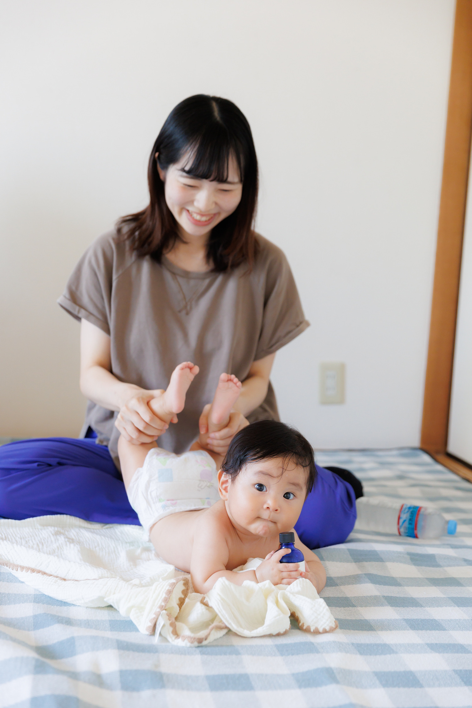 ベビーマッサージ教室げんきっこ　豊川市
喋って笑って気分転換♡赤ちゃんとの２人時間も楽しくなる