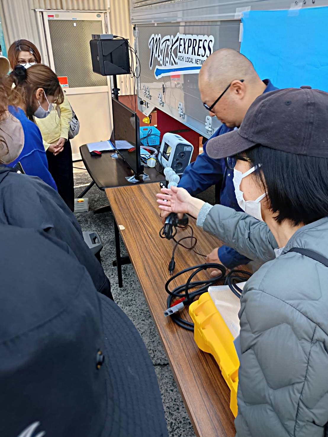 自然災害による災害時における人工呼吸器電源確保に関する公開実証実験第二回目