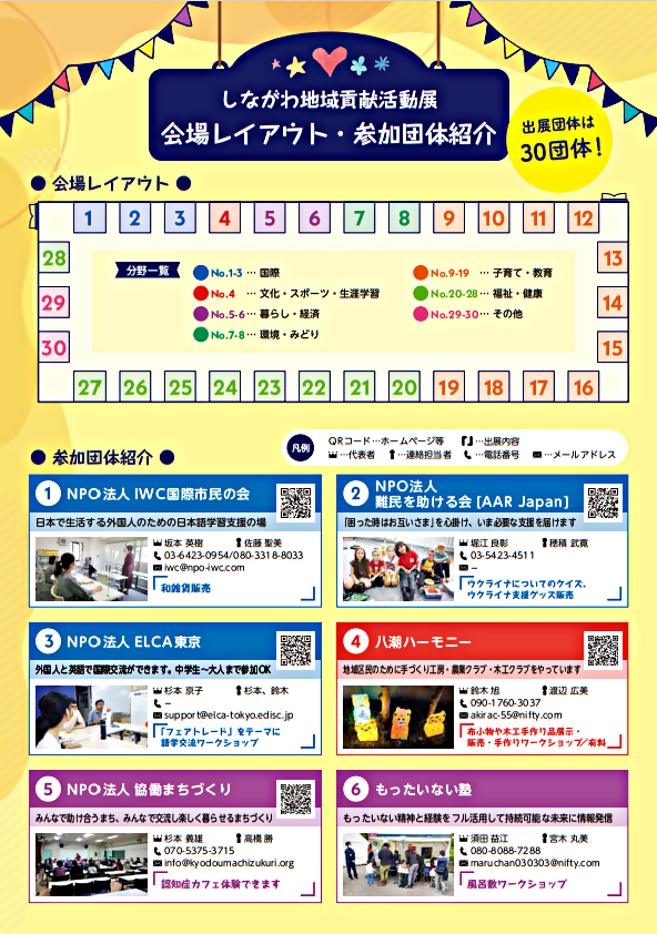 しながわ地域貢献活動展