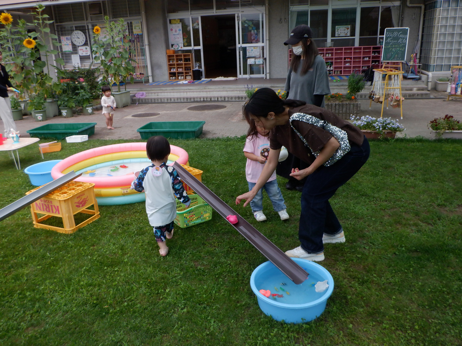 水遊び遊びにおいで！