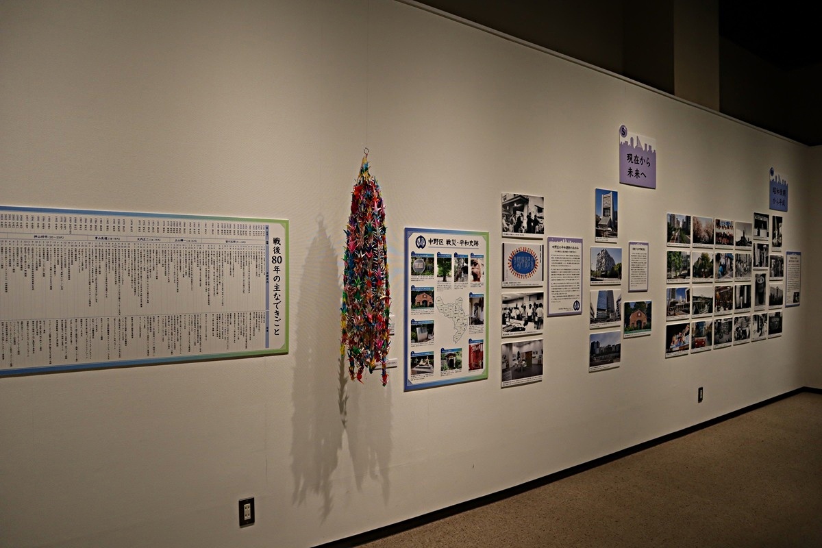 企画展「中野区の戦後８０年」