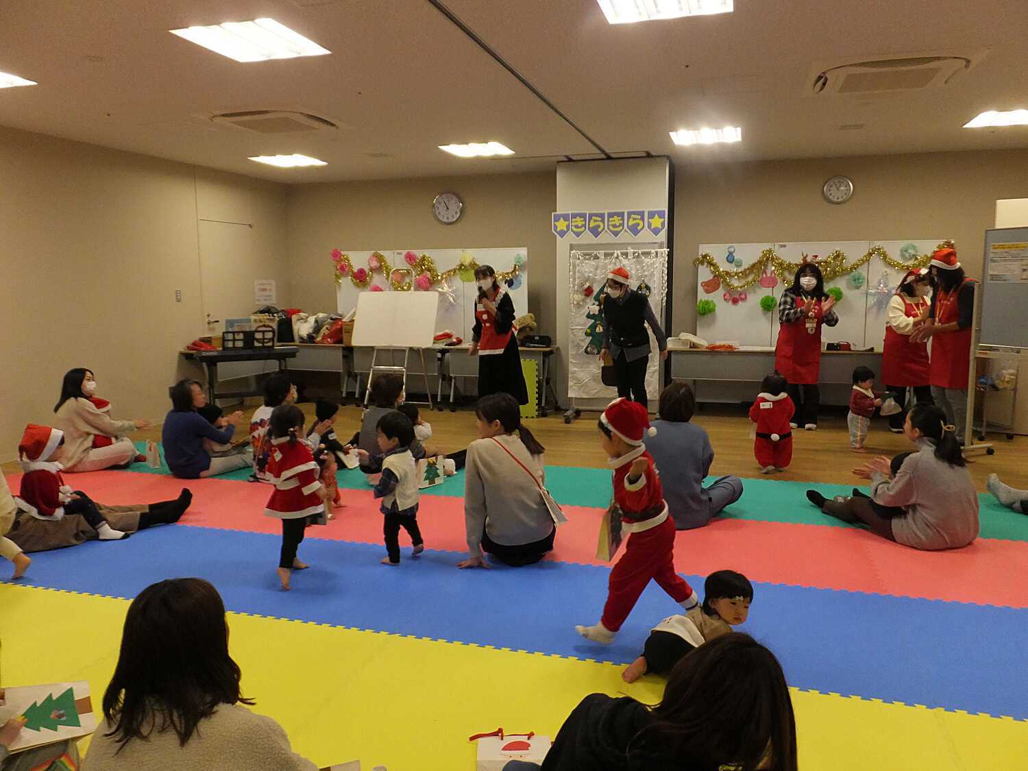 子育てひろば「きらきら」のクリスマス♪