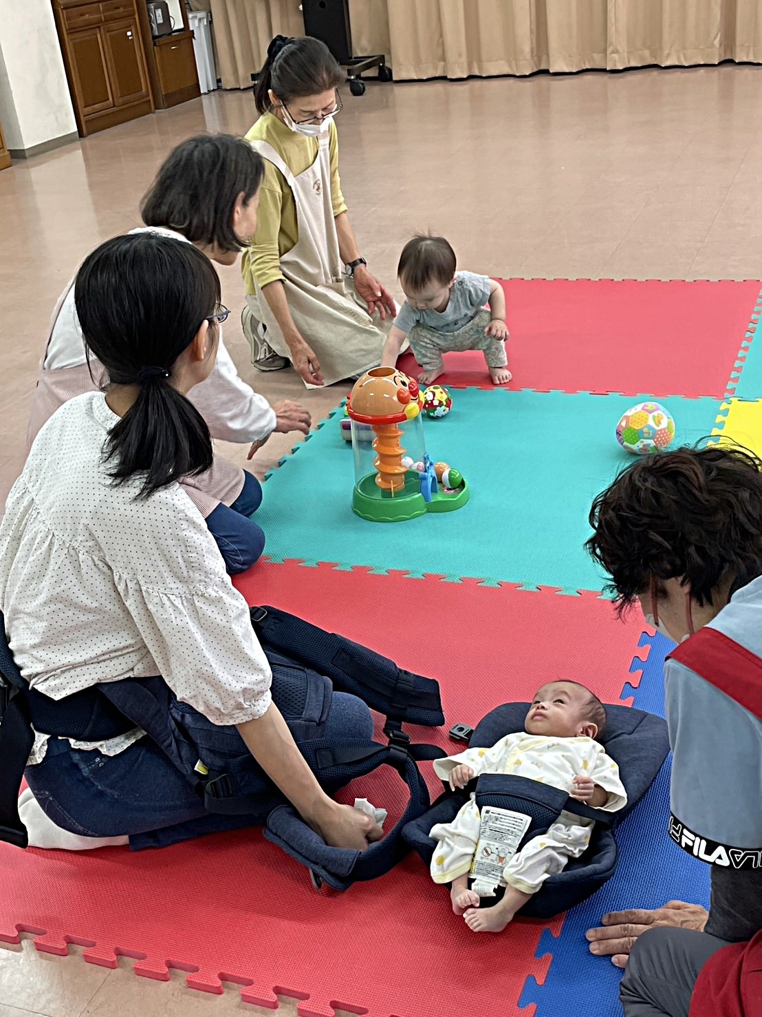 歯科衛生士さんが来てくれます