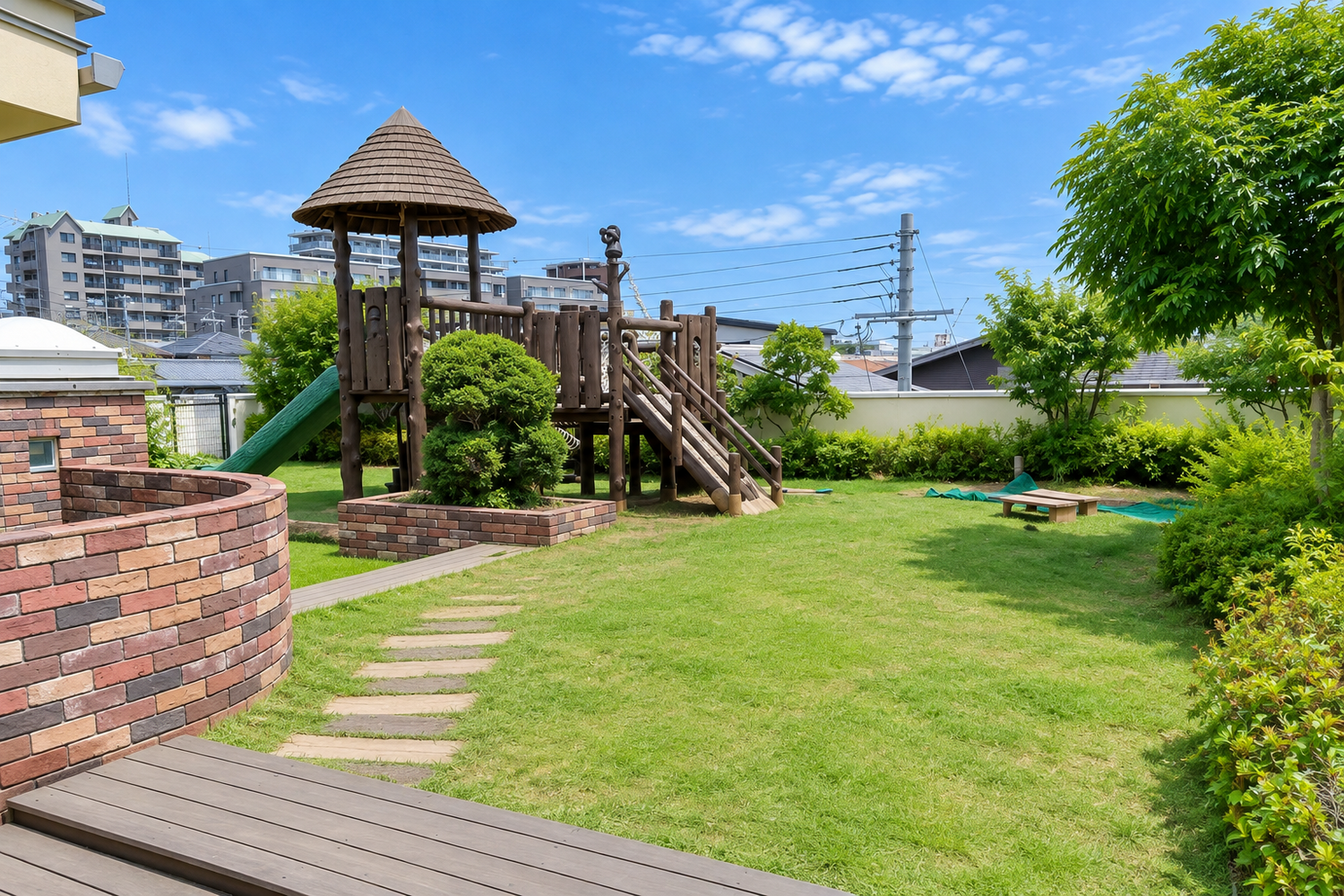 ～ こども園 夢咲の園庭開放に遊びに来ませんか？ ～