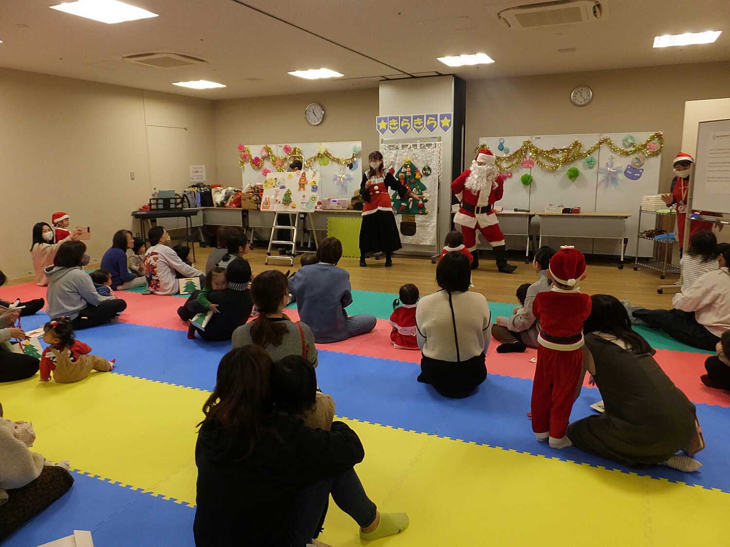 子育てひろば「きらきら」のクリスマス♪