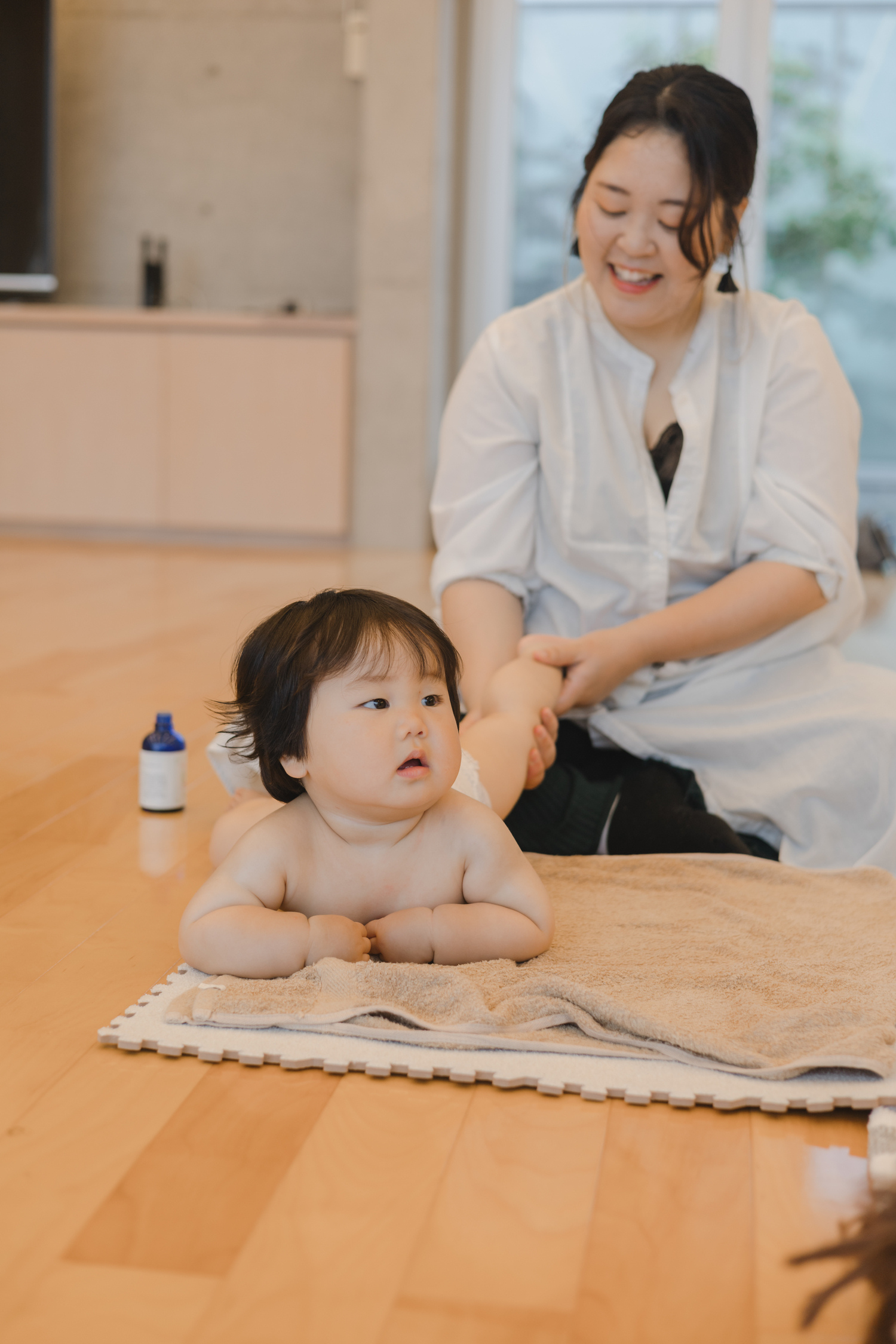 喋って笑って気分転換♡ベビーマッサージ教室げんきっこ　９月