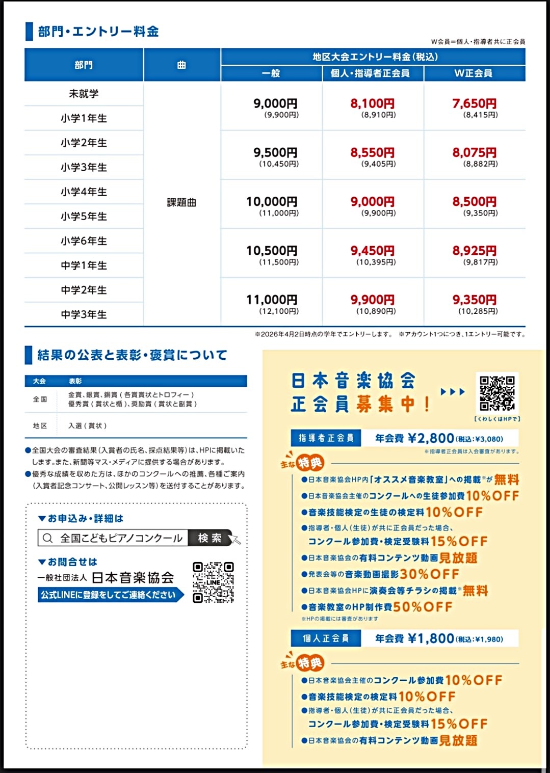 全国こどもピアノコンクール2026地区大会in貝塚