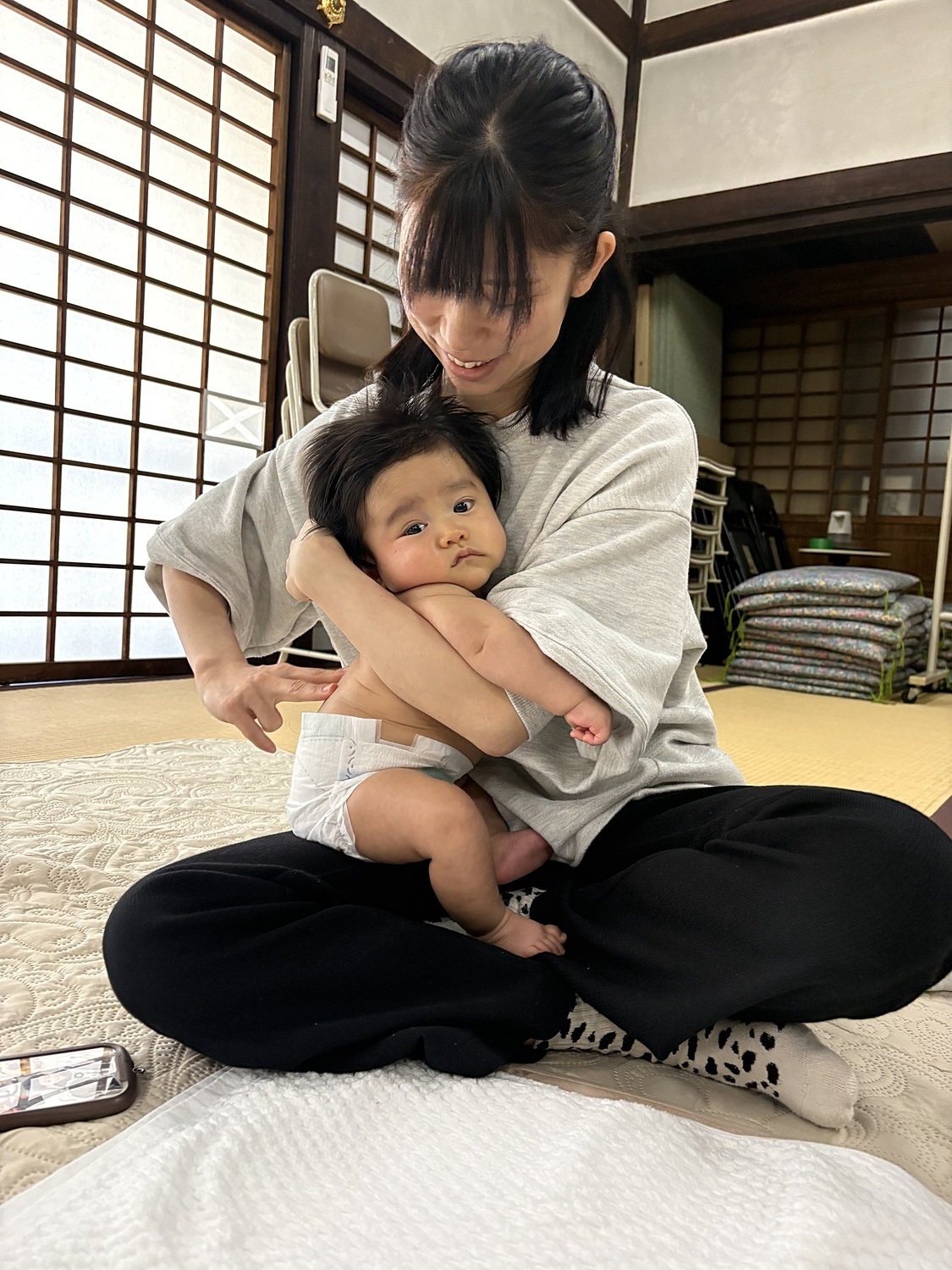 ママと赤ちゃんがほっこり笑顔になれる🌼
バブ.ベビーマッサージ教室☺️