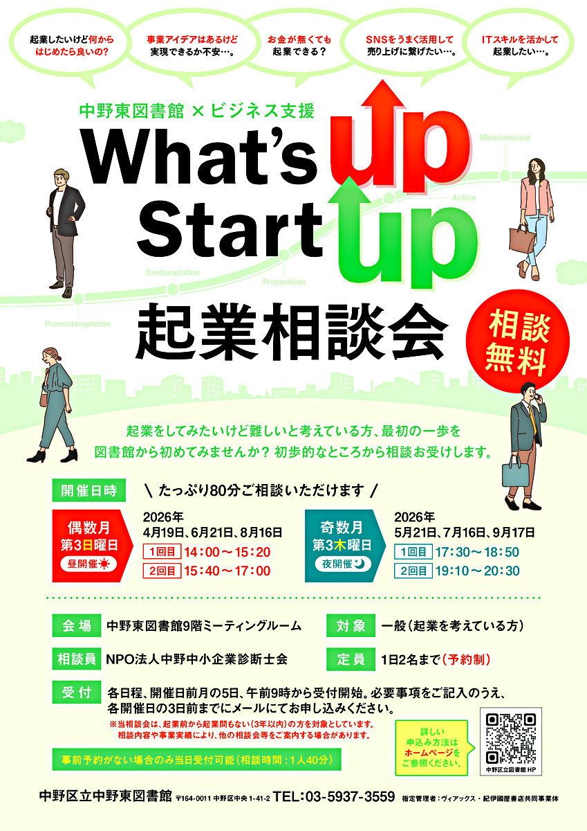 What’s up Start up -起業相談会-