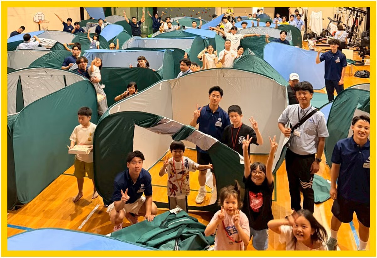 子どもの命を守るこの町Camp
（１泊２日の防災キャンプ）