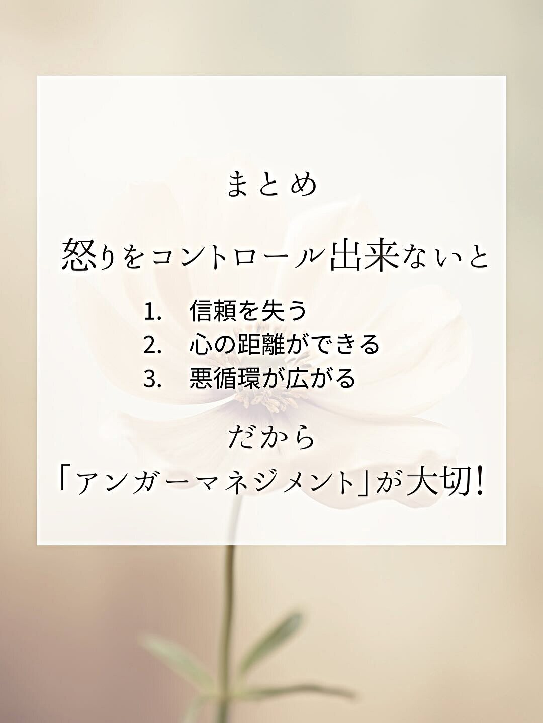 アンガーマネージメントセミナー
