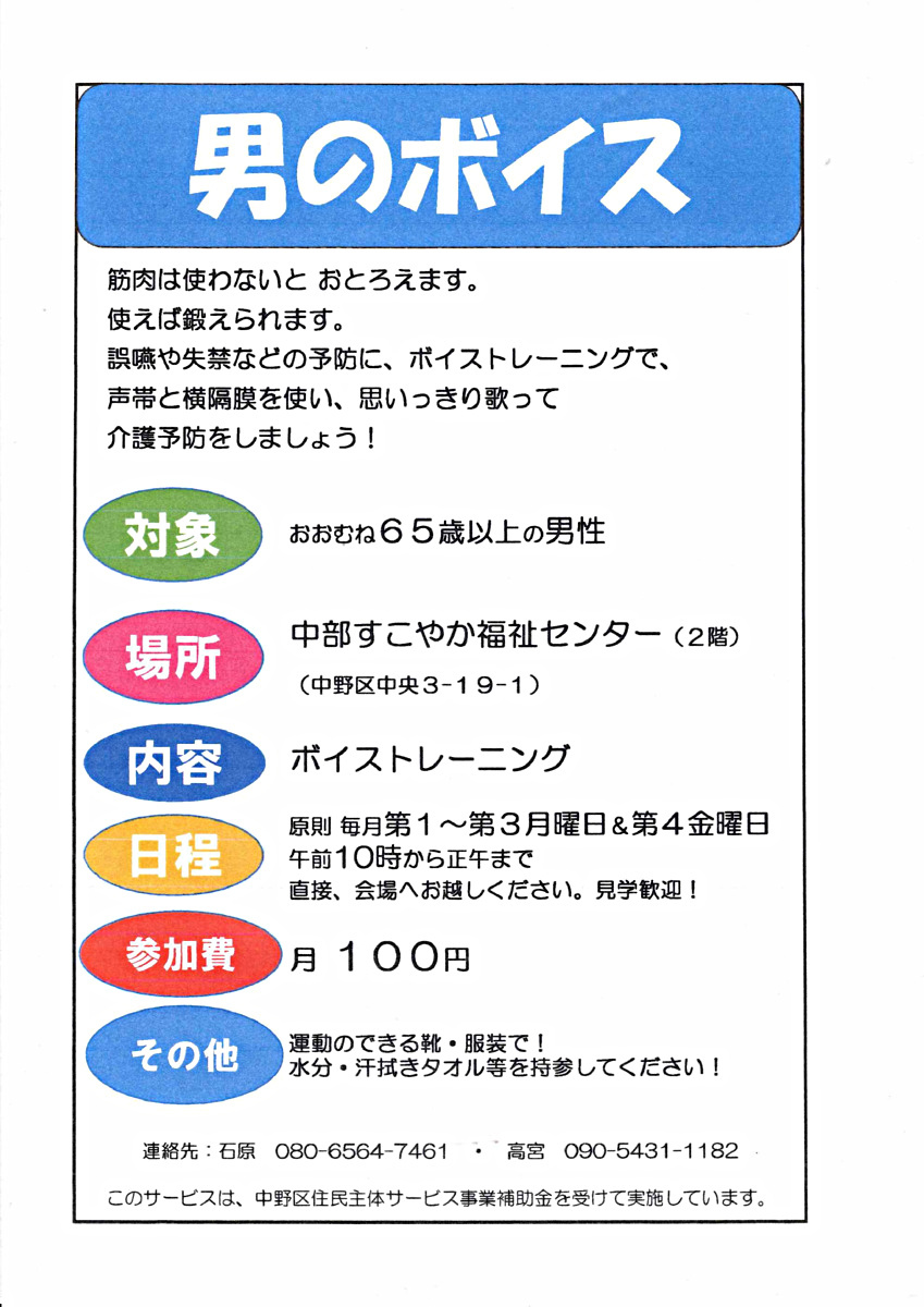 男のボイス