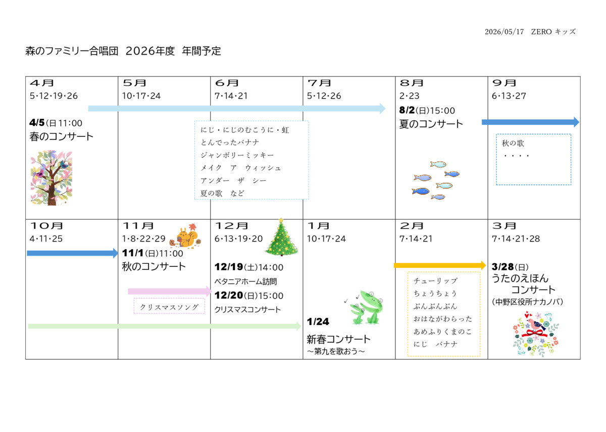 森のファミリー合唱団 