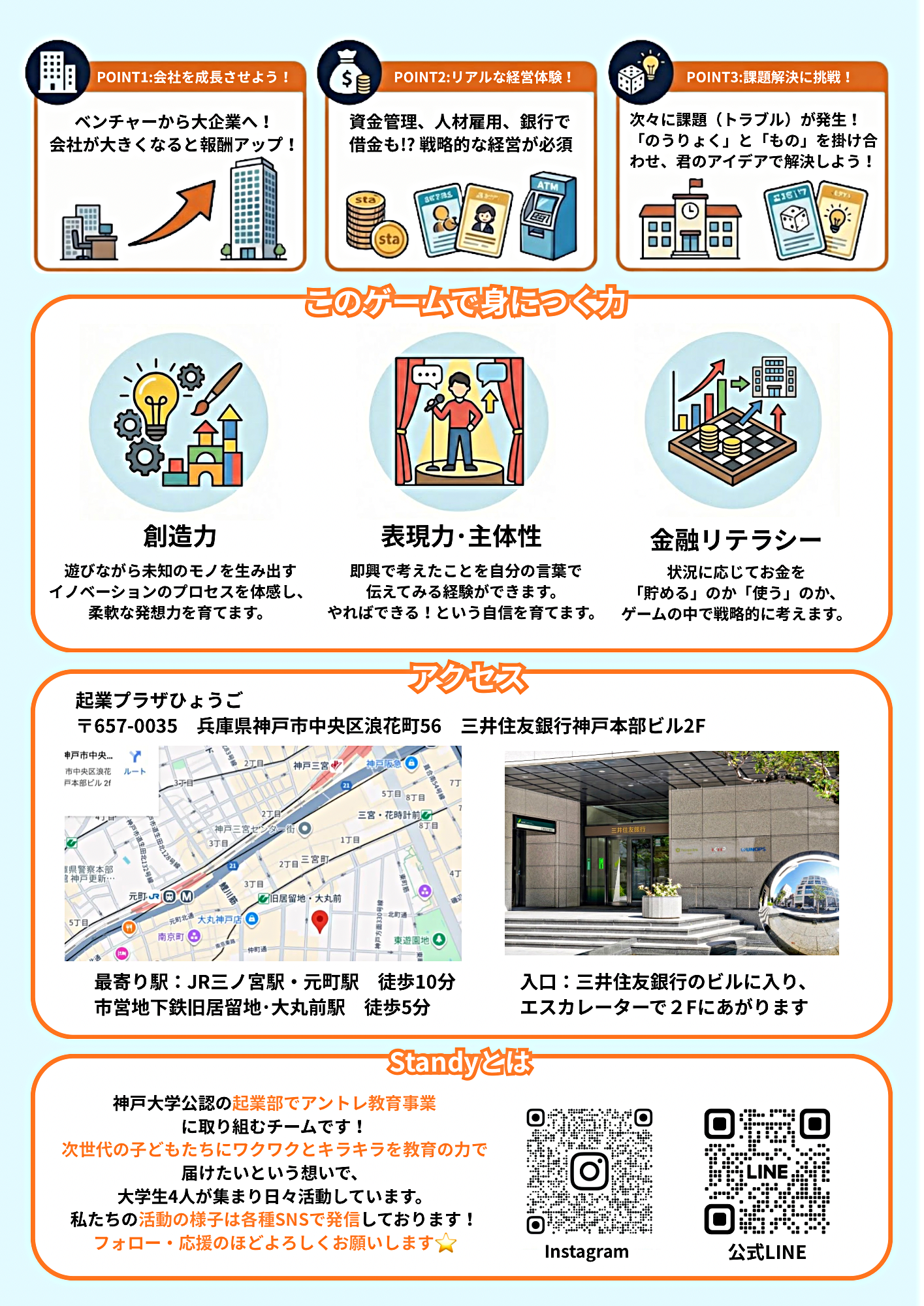神戸大学生と遊ぼう✨起業ボードゲーム体験会@三宮