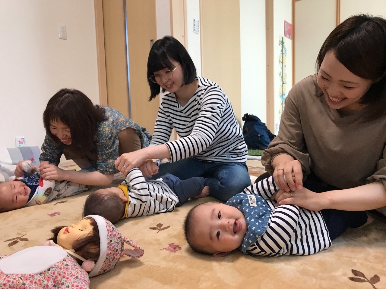 喋って笑って気分転換♡ベビーマッサージ教室げんきっこ　９月