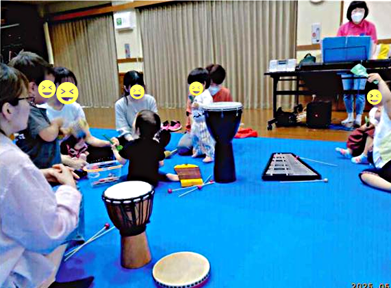 ハ多すくすく広場　おんがくあそび！