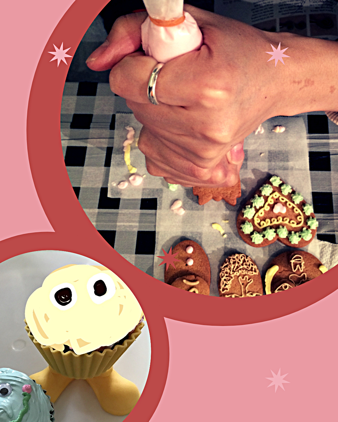 「アイシングでカップケーキにデコレーションしよう♪」