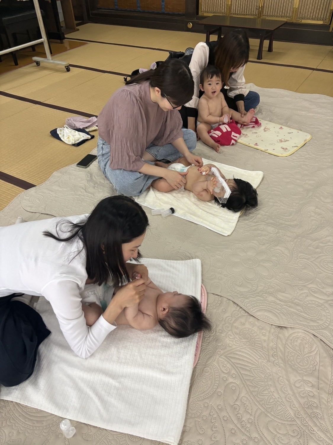 ママと赤ちゃんがほっこり笑顔になれる🌼
バブ.ベビーマッサージ教室☺️