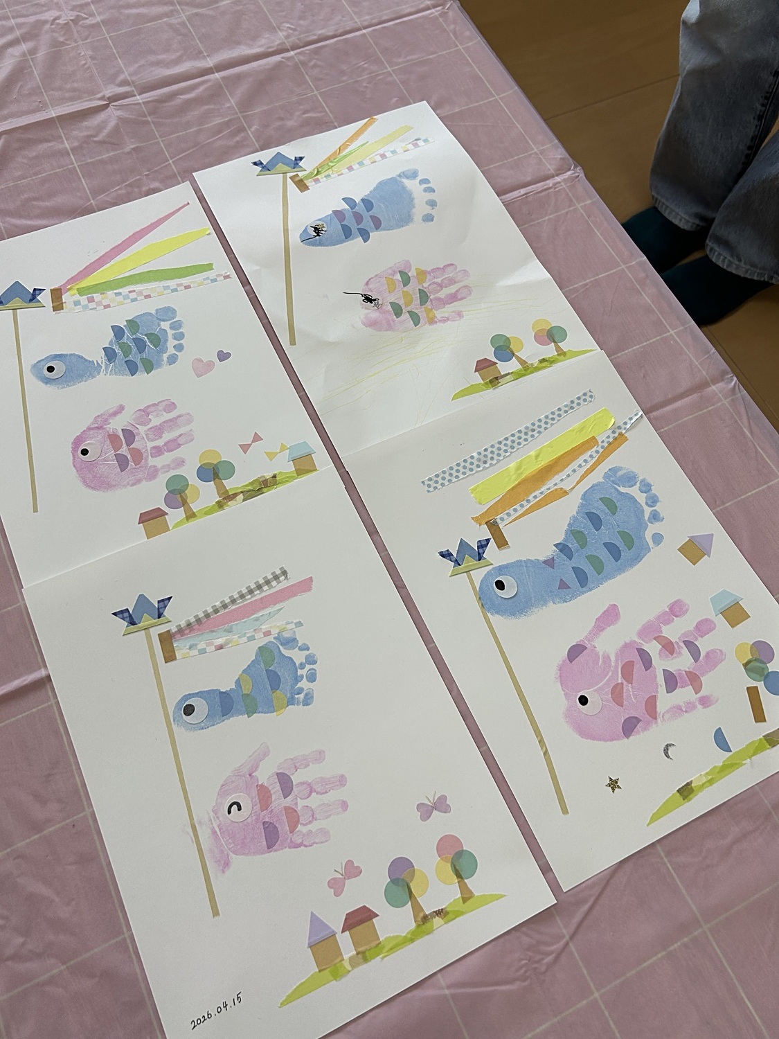 手形アート(母の日)をつくろう&室内開放