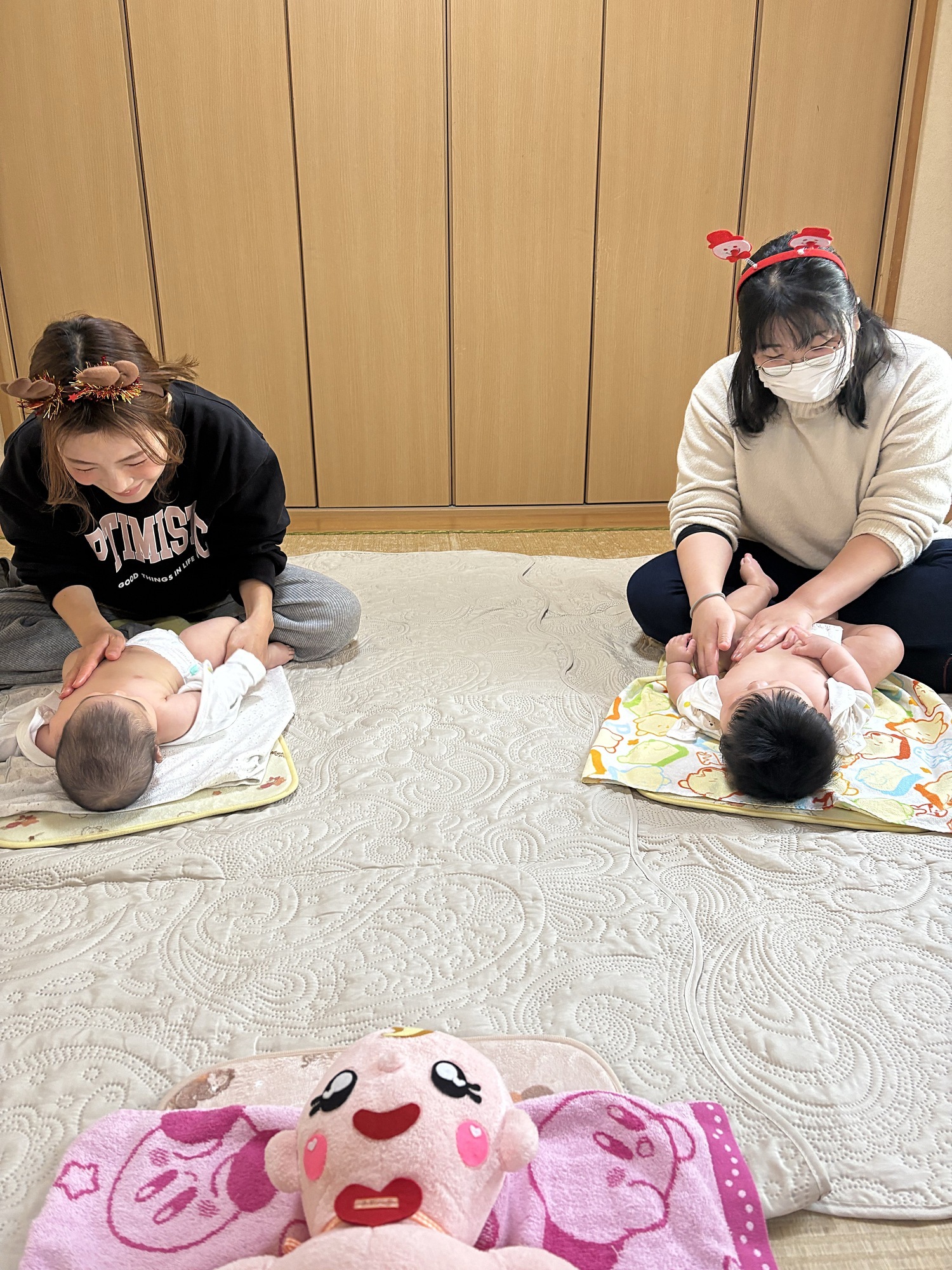 ママと赤ちゃんがほっこり笑顔になれる🌼ベビーマッサージ教室