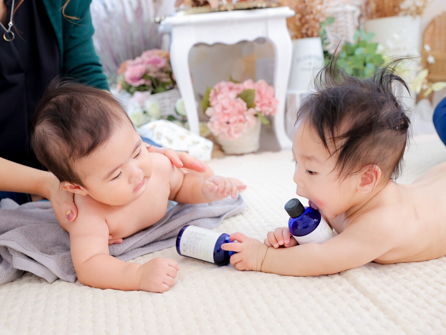 ベビーマッサージ教室げんきっこ　　豊川市

喋って笑って気分転換♡赤ちゃんとの２人時間も楽しくなる
豊川市　ベビーマッサージ教室げんきっこ