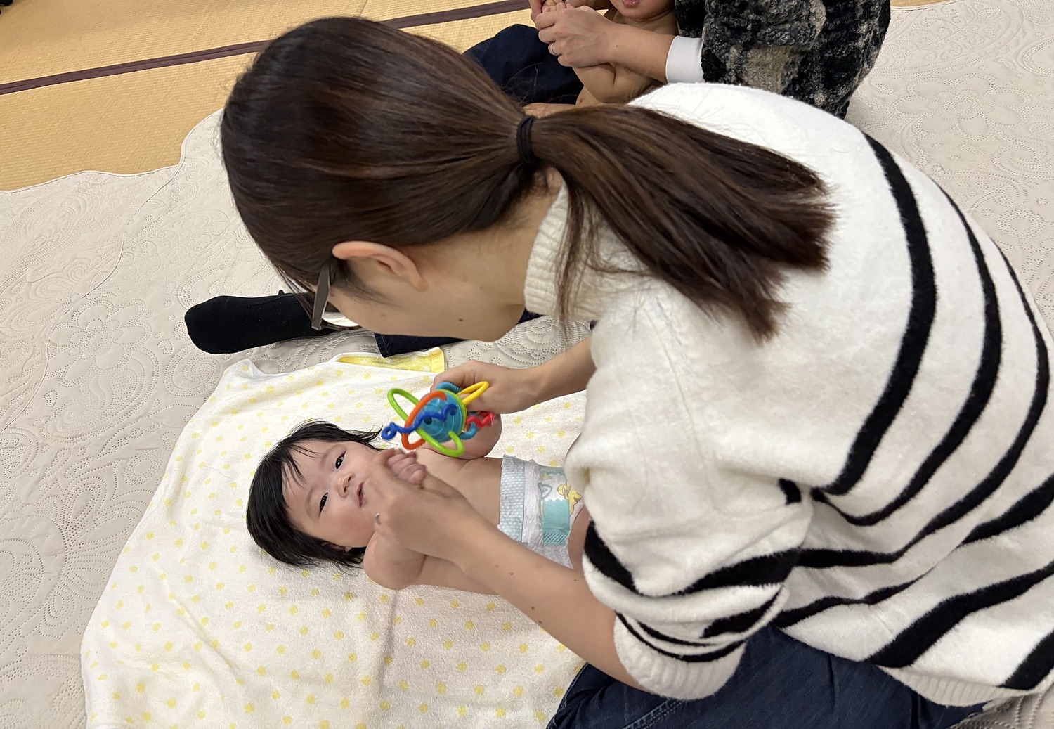 ママと赤ちゃんがほっこり笑顔になれる🌼ベビーマッサージ教室