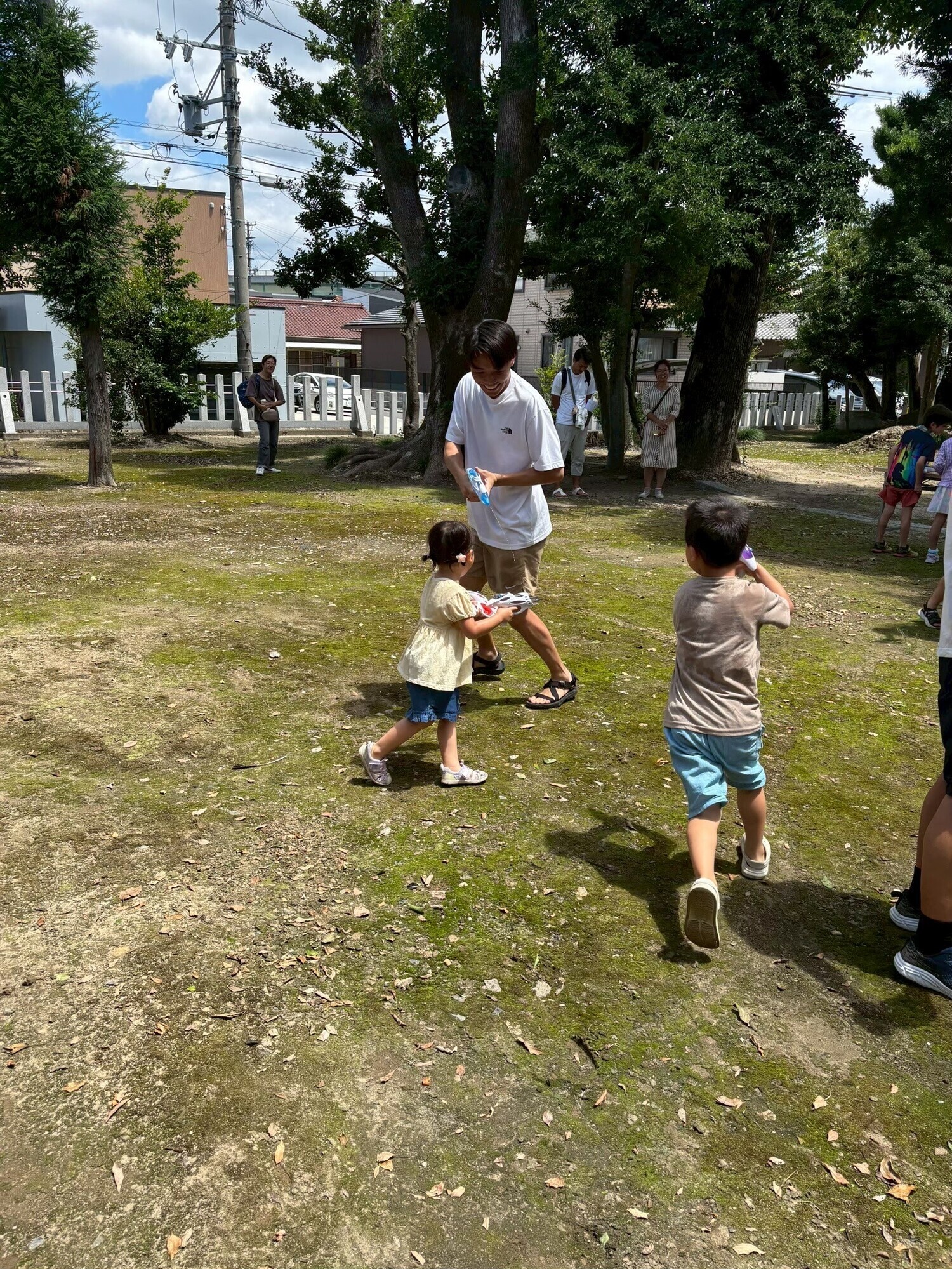 虫封じ＆ミニ縁日と水遊び