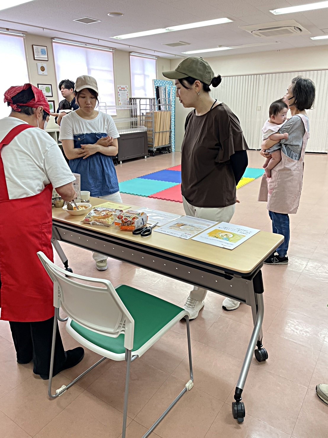 歯科衛生士さんが来てくれます
