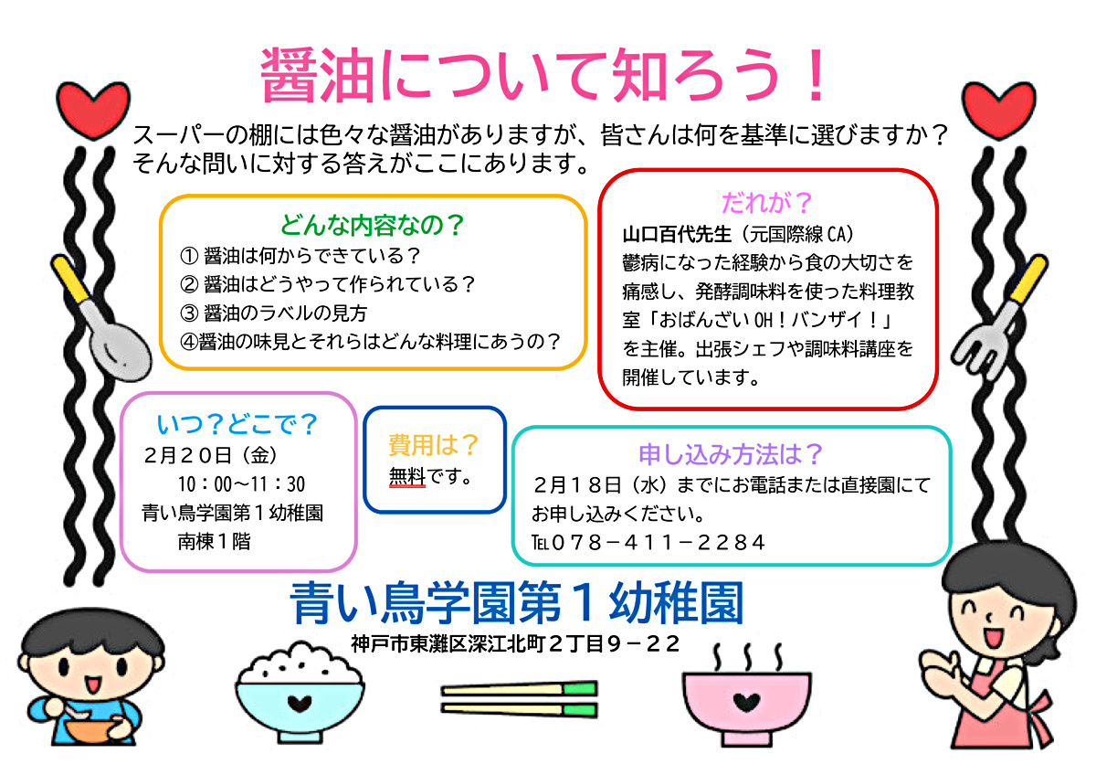 醤油について知ろう！