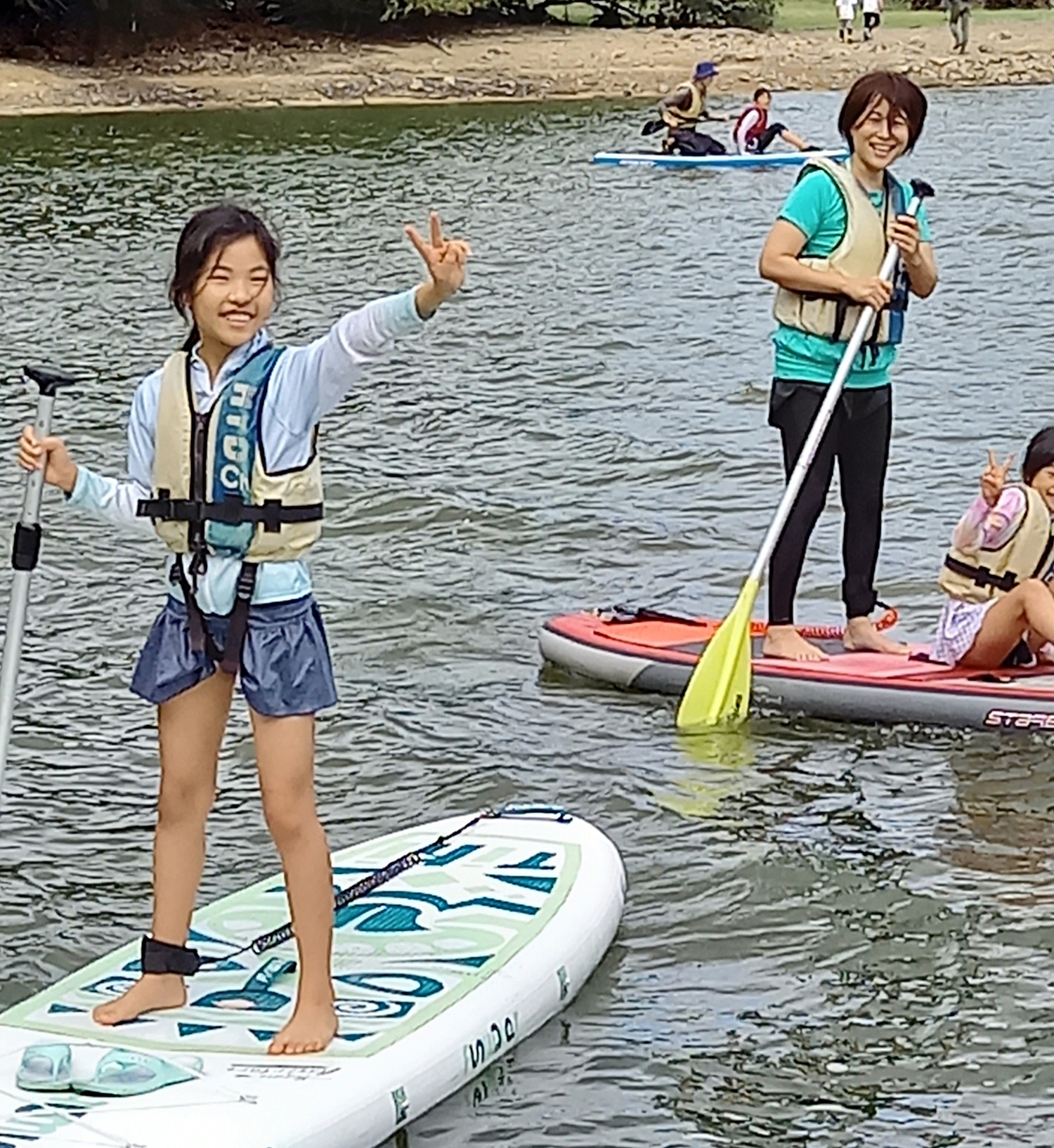 自然豊かな千丈寺湖でファミリーでカヌーやSUP(サップ)体験にチャレンジ!