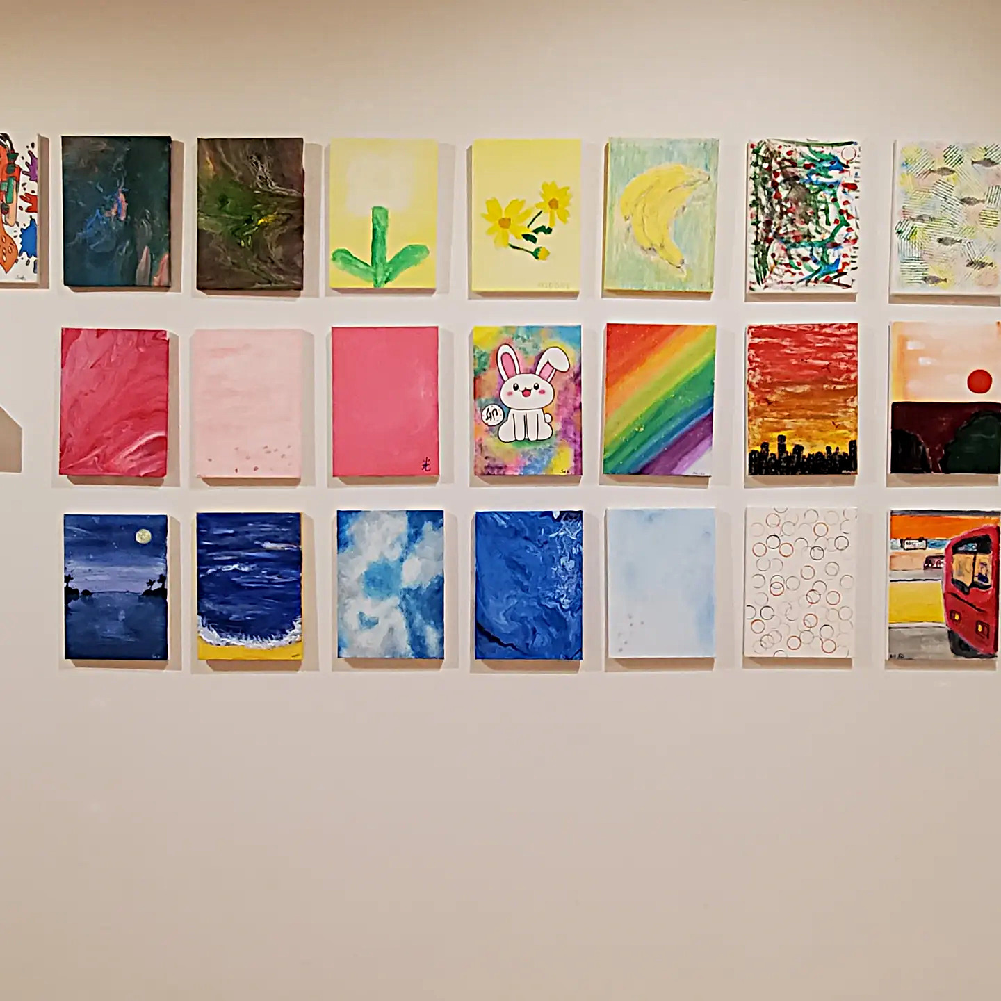 ニコニコクラブ絵画展ナンバー5 『だるま と ゆらゆら』