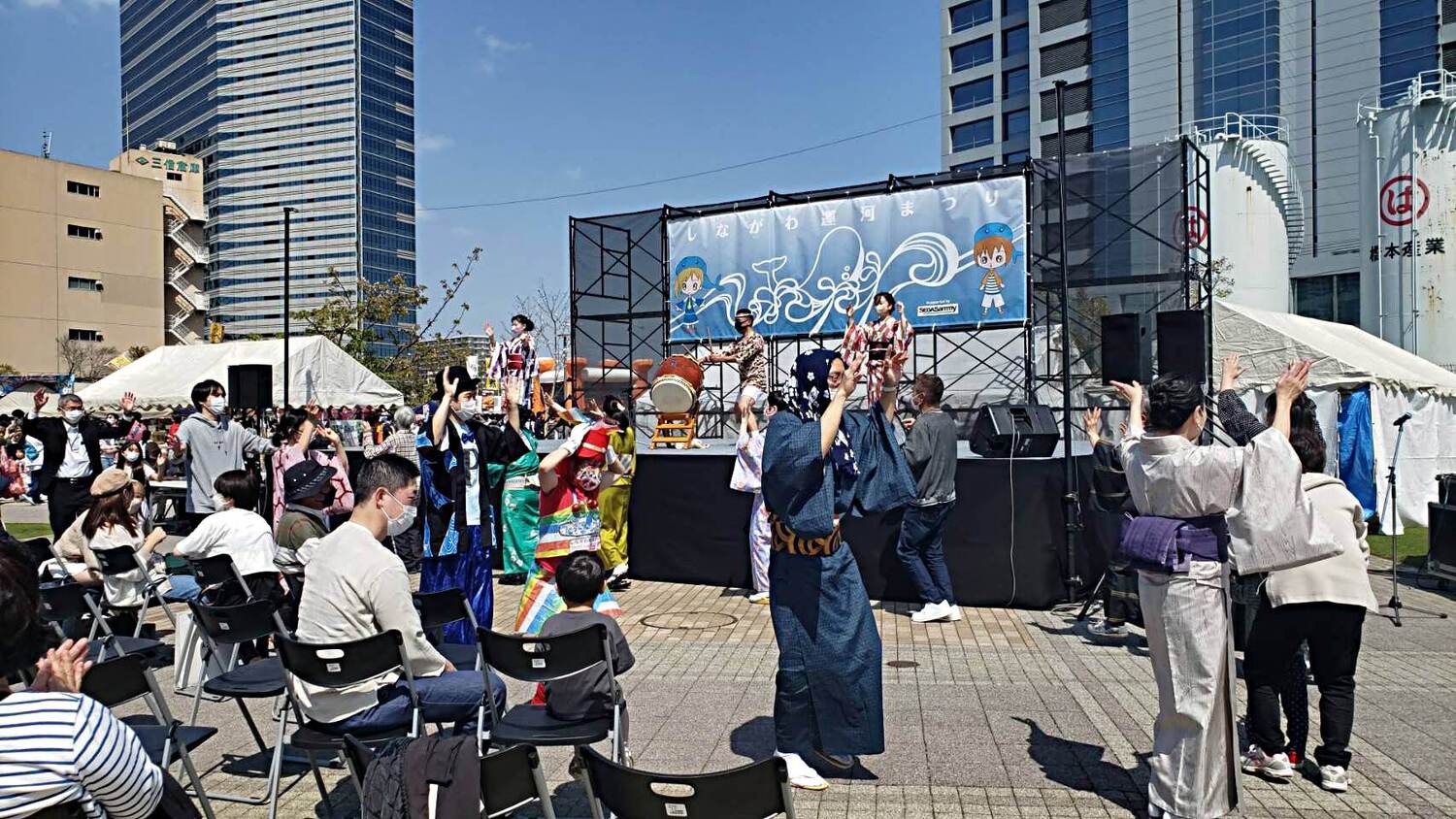 しながわ運河まつり2024にて晴盆のステージがあります！