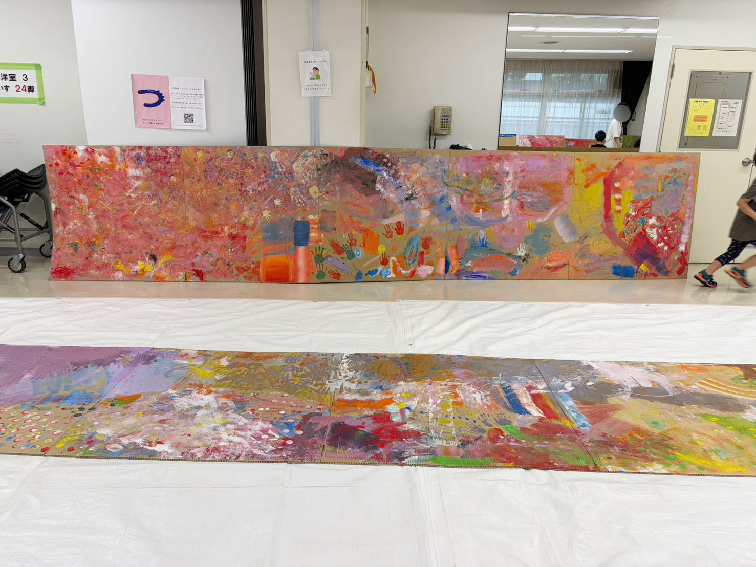 「やよい地区まつり」ダンボールアート作品展