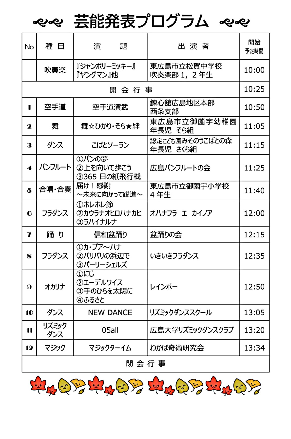 御薗宇区民まつり