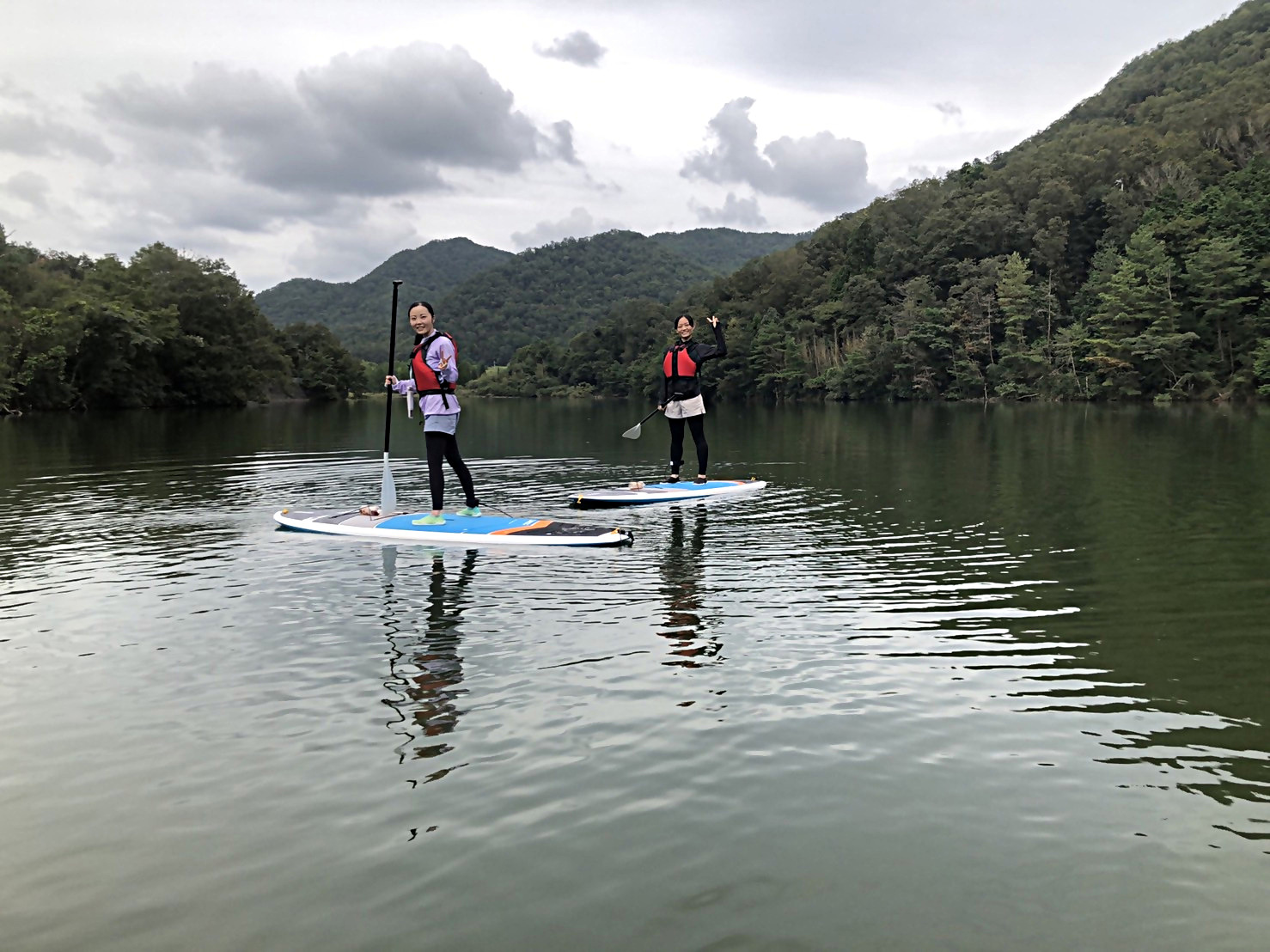 千丈寺湖 青野ダムでスタンドアップパドル(SUP)をしよう!