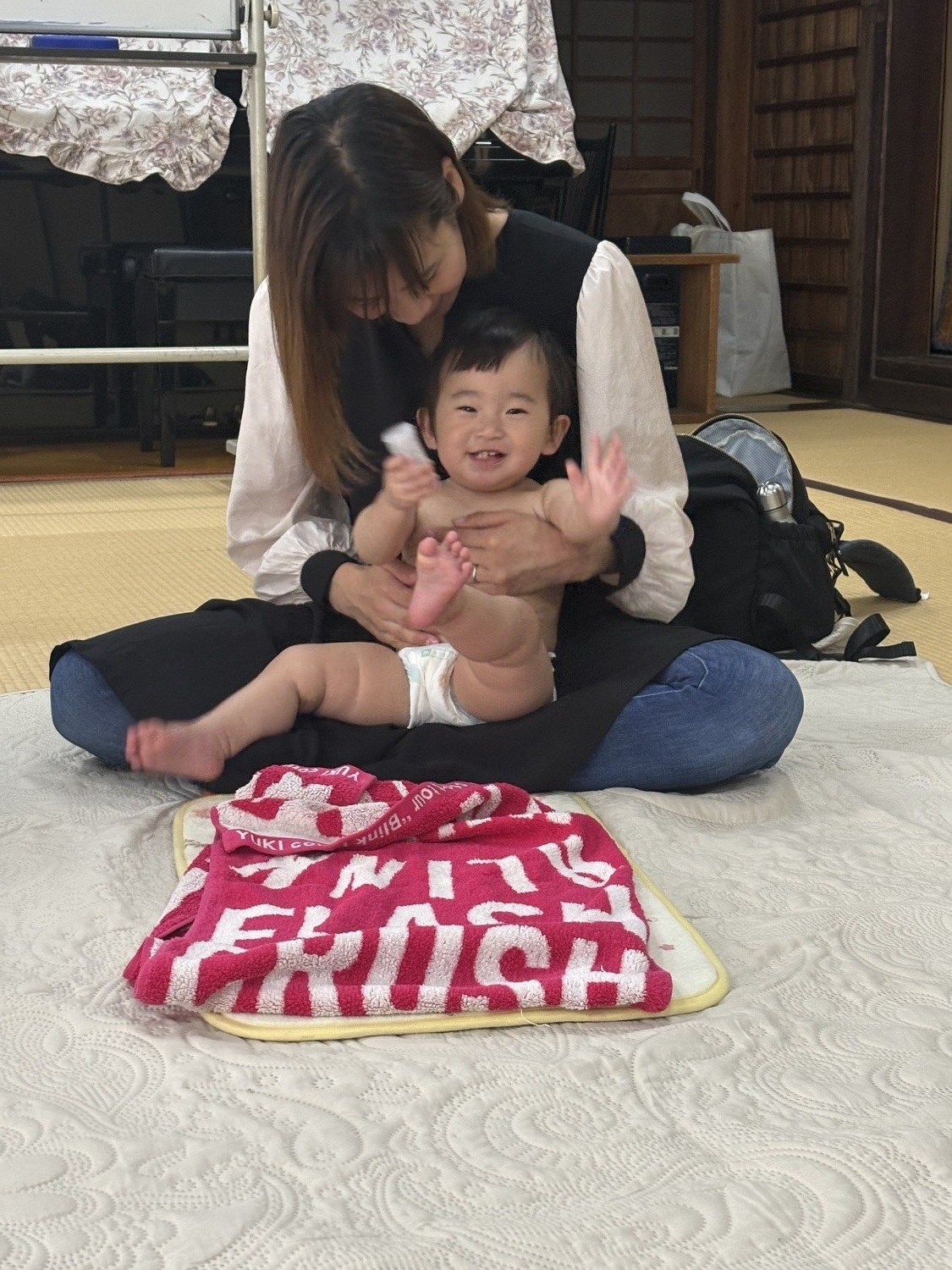 ママと赤ちゃんがほっこり笑顔になれる🌼
バブ.ベビーマッサージ教室☺️
