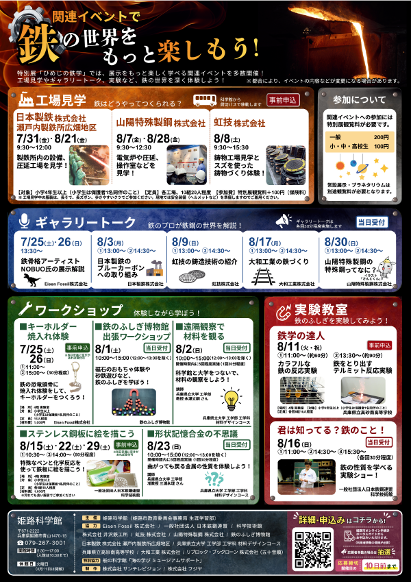 姫路科学館　特別展「ひめじの鉄学」
