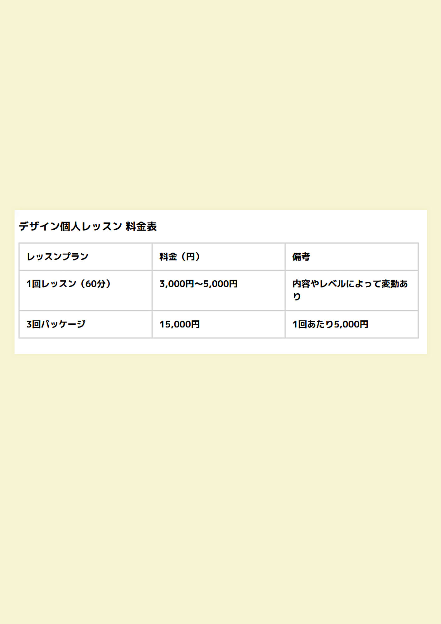 デザイン個人レッスン 🎨 「センスなし？大丈夫！デザインは学べる！」