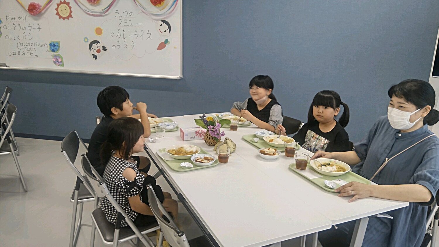 開催日は毎月第4土曜日で案内しているのでその都度の案内チラシは作成していません。8月は24日です。但し、特別なイベントを実施するときはチラシを作成します。