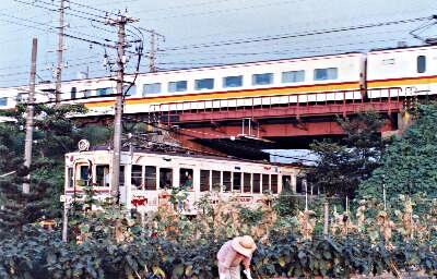 桜のテラス写真展「昭和の水間鉄道」
