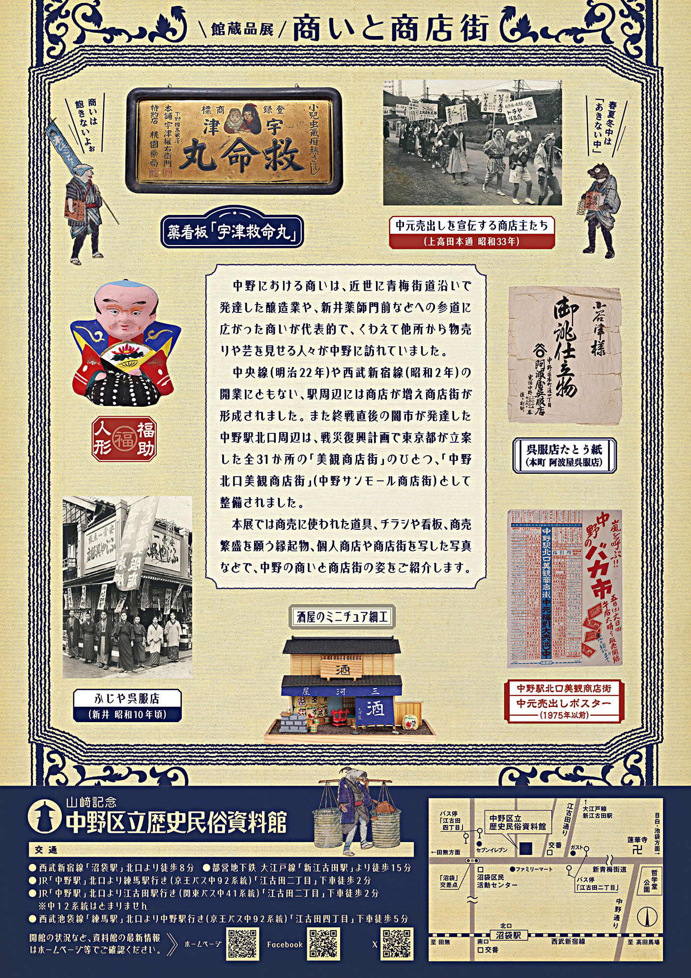 館蔵品展「商いと商店街」