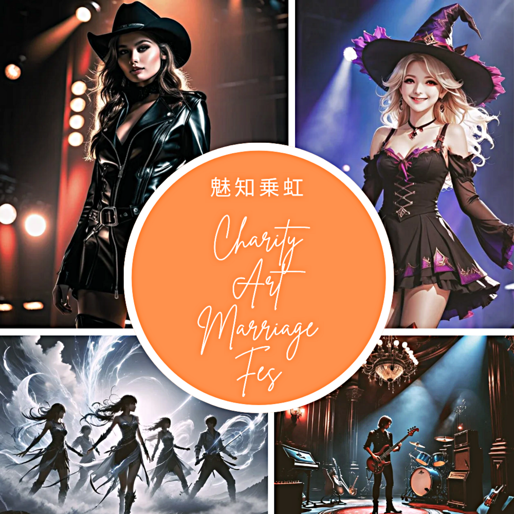 魅知乗虹　Charity Art Marriage Fes　モデル募集