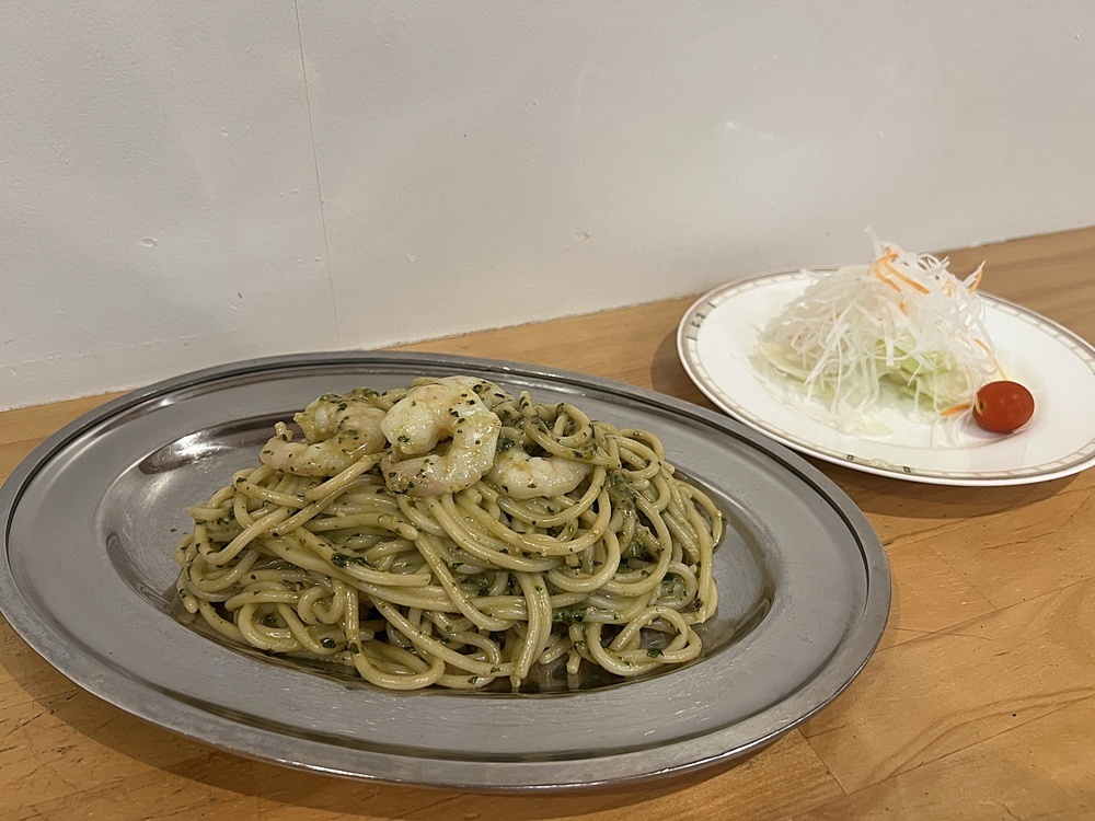 えびのバジルソーススパゲッティ