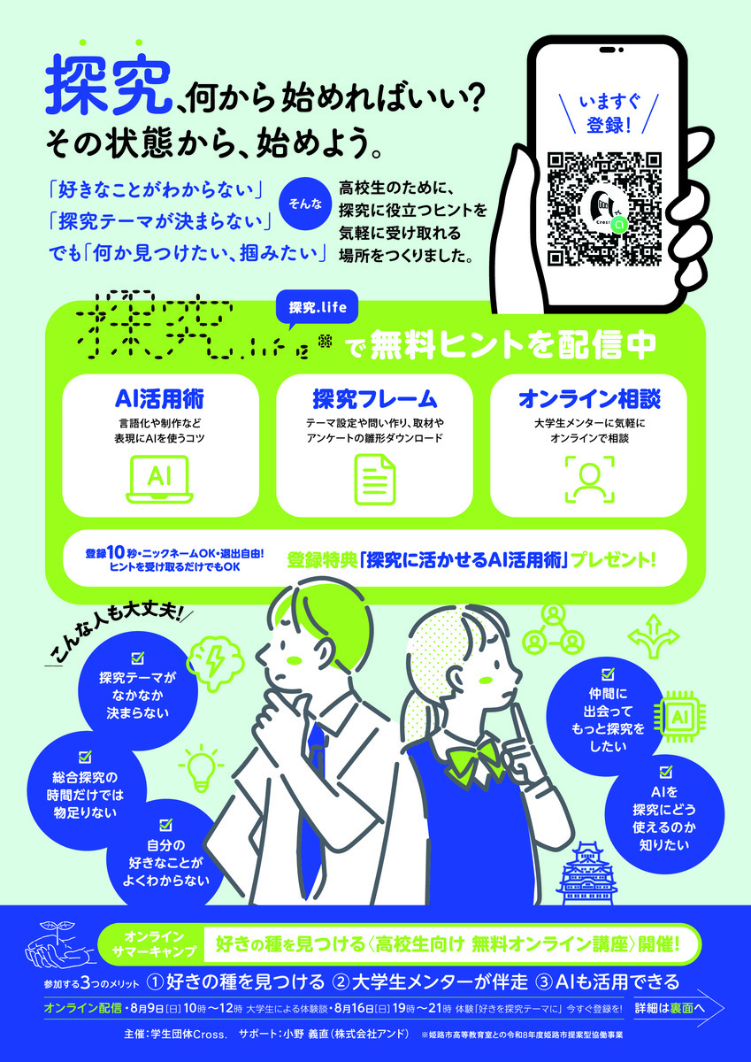 探求、何から始めればいい？
その状態から、始めよう。